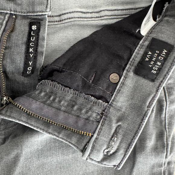 Grey lucky brand skinny jeans - Picture 4 of 6